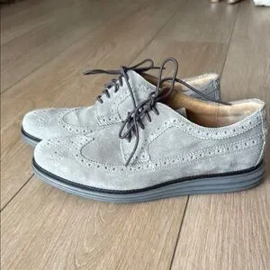 Cole Haan | Shoes | Mens Size 1 Cole Haan Light Gray Suede  display picture 3